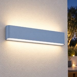 Applique led 24w cct 3000k 4000k ip65 da esterno moderna rettangolare carta da zucchero