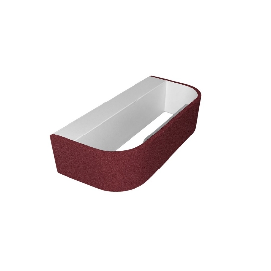 Applique led 12w cct 3000k 4000k dimmerabile da parete moderna bordeaux