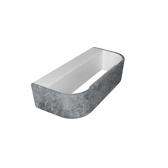 Applique moderna da parete foglia argento led 12w cct 3000k 4000k dimmerabile