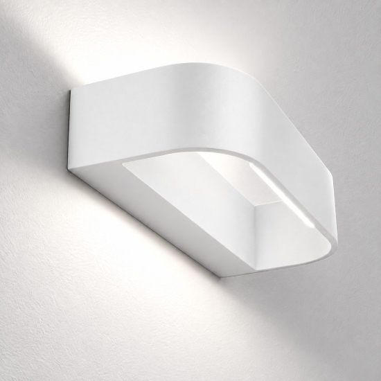 Applique da parete led 12w cct 3000k 4000k dimmerabile moderna bianca