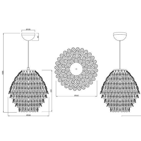 Lampada classico per salotto pendenti