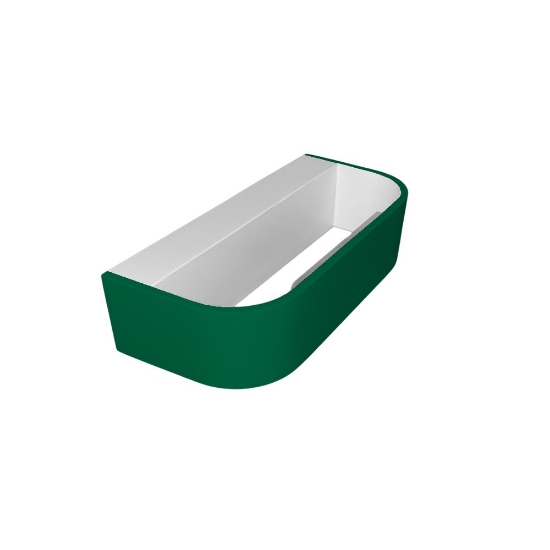 Applique da parete moderna verde bosco led 12w cct 3000k 4000k dimmerabile
