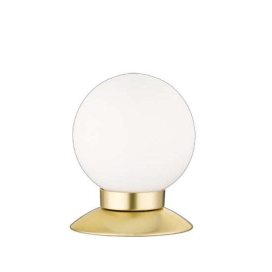 Lampada da tavolo led 3w 3000k dimmerabile ottone satinato