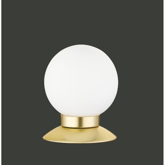 Lampada da tavolo led 3w 3000k dimmerabile ottone satinato