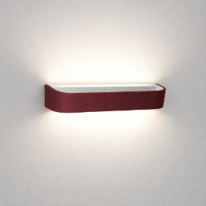 Applique led 20w cct 3000k 4000k dimmerabile da parete moderna bordeaux