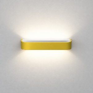 Applique per cucina led 20w cct 3000k 4000k dimmerabile moderna da parete giallo girasole