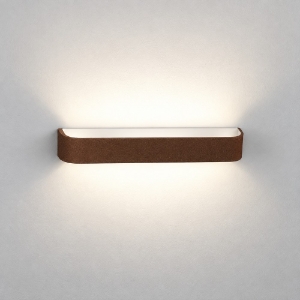 Applique led 20w cct 3000k 4000k dimmerabile moderna da parete rame opaco