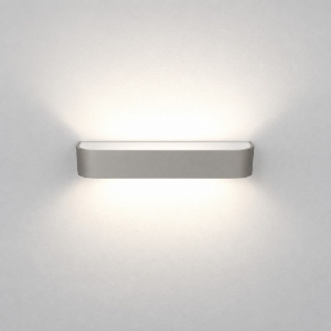 Applique led 20w cct 3000k 4000k moderna da parete tortora dimmerabile 32cm