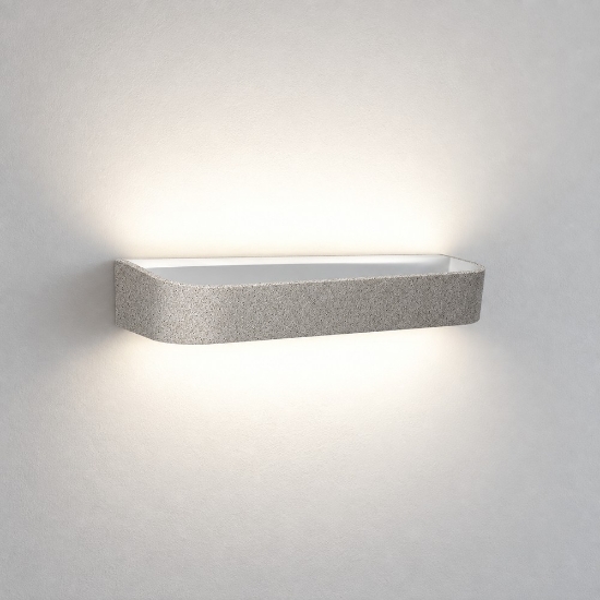 Applique da parete led 20w cct 3000k 4000k dimmerabile moderna effetto muro 32cm