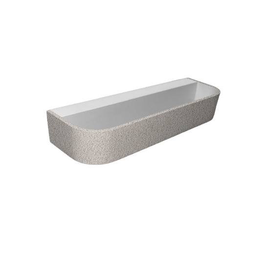 Applique da parete led 20w cct 3000k 4000k dimmerabile moderna effetto muro 32cm