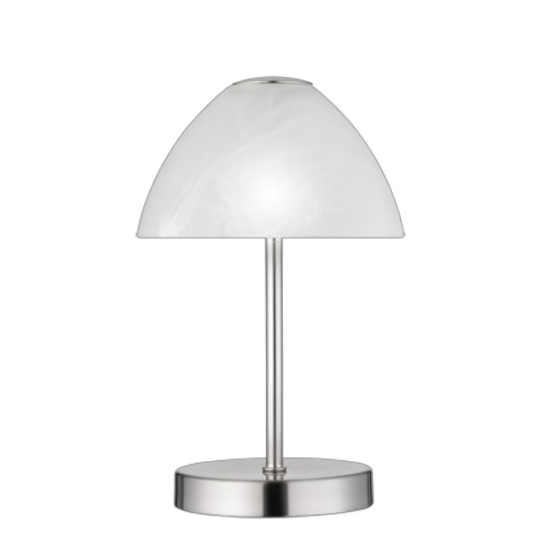 Abat-jour da comodino camera da letto led 3000k vetro decorato