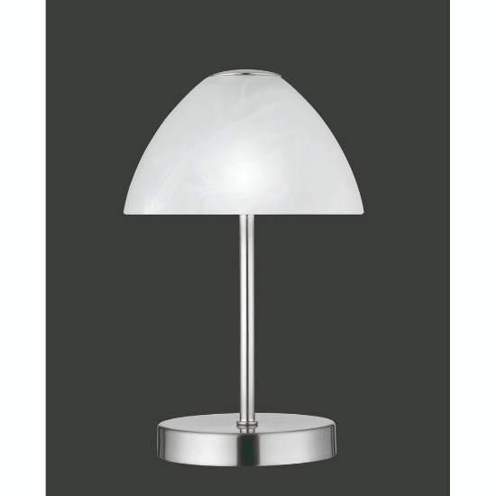 Abat-jour da comodino camera da letto led 3000k vetro decorato