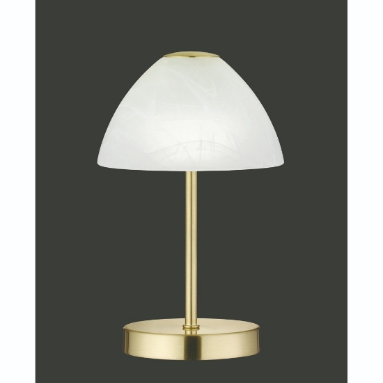 Lampada da tavolo per soggiorno led 3000k dimmerabile ottone satinato
