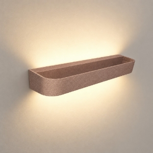 Applique led 30w cct 3000k 4000k dimmerabile moderna da parete oro rosato