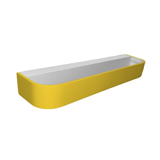 Applique da parete moderna giallo girasole led 30w cct 3000k 4000k dimmerabile