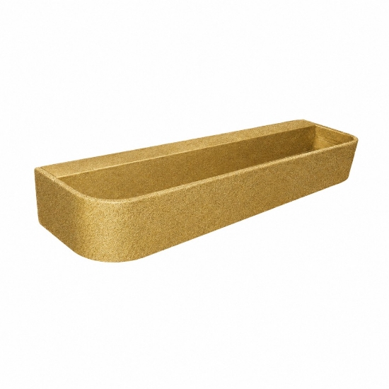 Applique moderna da parete oro opaco led 30w cct 3000k 4000k dimmerabile