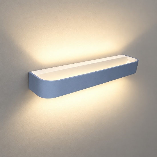 Applique led 30w cct 3000k 4000k dimmerabile da parete moderna carta da zucchero