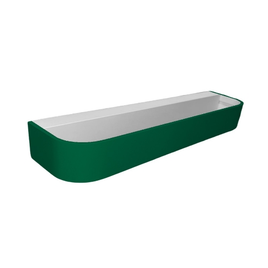 Applique da parete moderna verde bosco led 30w cct 3000k 4000k dimmerabile