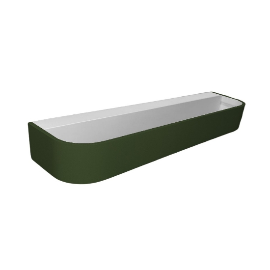 Applique led 30w cct 3000k 4000k dimmerabile da parete moderna verde oliva