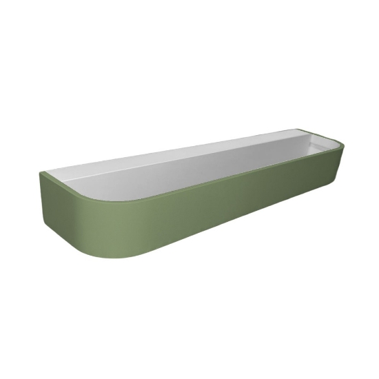 Applique led 30w cct 3000k 4000k dimmerabile moderna da parete verde salvia