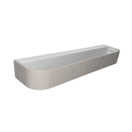 Applique da parete led 30w cct 3000k 4000k moderna effetto muro dimmerabile 42cm