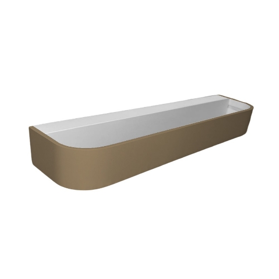 Applique moderna da parete sabbia bagnata led 30w cct 3000k 4000k dimmerabile