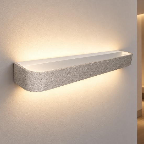 Applique da parete moderna led 38w cct 3000k 4000k 52cm effetto muro