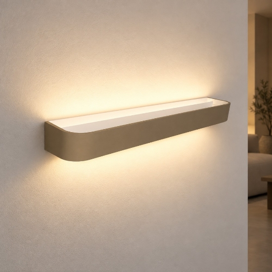 Applique moderna da parete sabbia bagnata led 38w cct 3000k 4000k