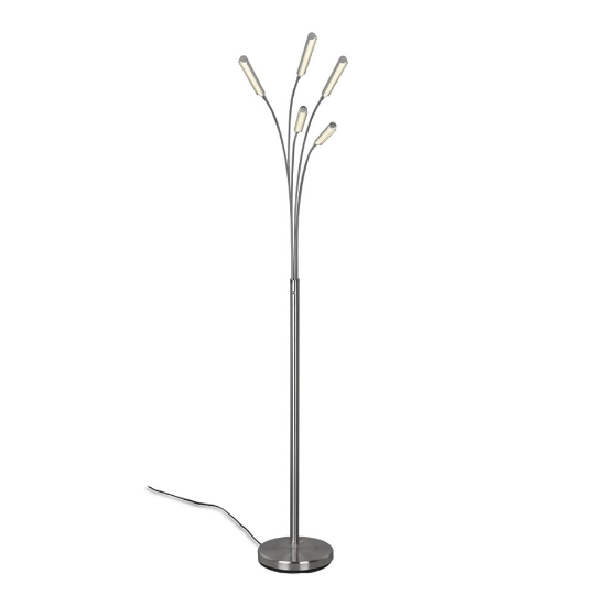 Lampada da terra design moderno led 3.5w 3000k ad arco dimmerabile