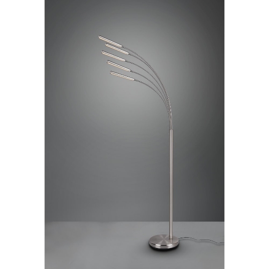 Lampada da terra design moderno led 3.5w 3000k ad arco dimmerabile