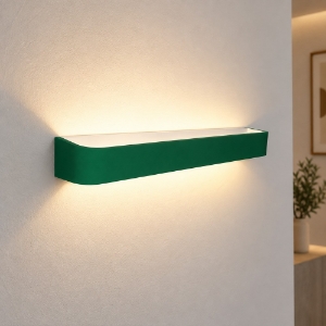 Applique da parete moderna verde bosco led 50w cct 3000k 4000k 52cm