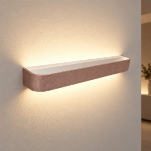 Applique led 38w cct 3000k 4000k moderna da parete oro rosato per salone