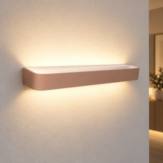 Applique da parete moderna pesca led 38w cct 3000k 4000k dimmerabile 52cm