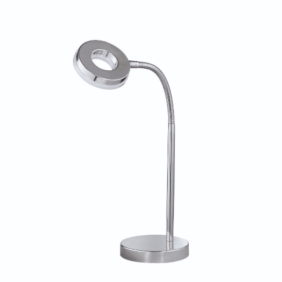 Lampada da scrivania cromo led 4w 3000k orientabile