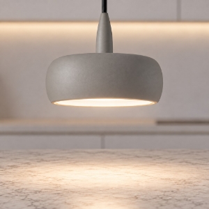 Lampada led 10w 3000k moderna a sospensione tortora per comodini camera da letto