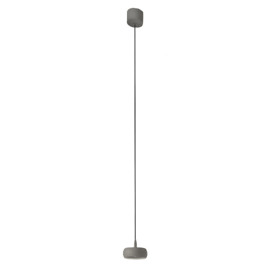 Lampada led 10w 3000k moderna a sospensione tortora per comodini camera da letto