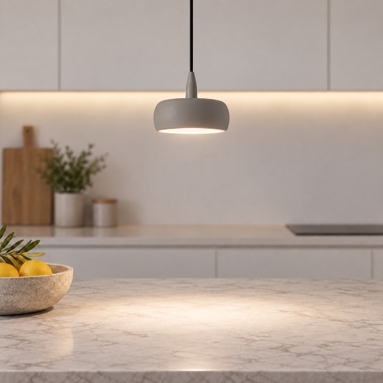 Lampada led 10w 3000k moderna a sospensione tortora per comodini camera da letto