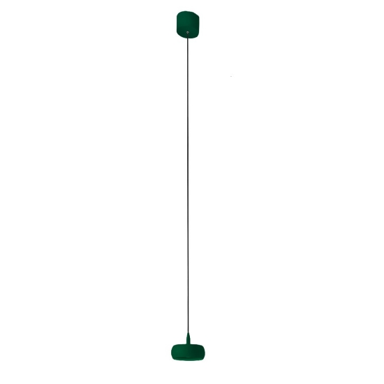 Lampada a sospensione moderna verde bosco per sala da pranzo led 10w 3000k