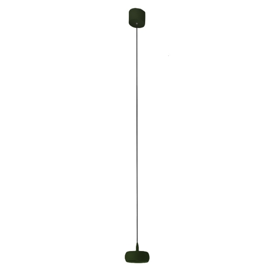 Lampada led 10w 3000k a sospensione moderna verde oliva per isola cucina