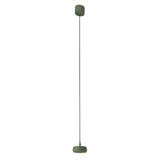 Lampada a sospensione led 10w 3000k moderna per sala da pranzo verde salvia