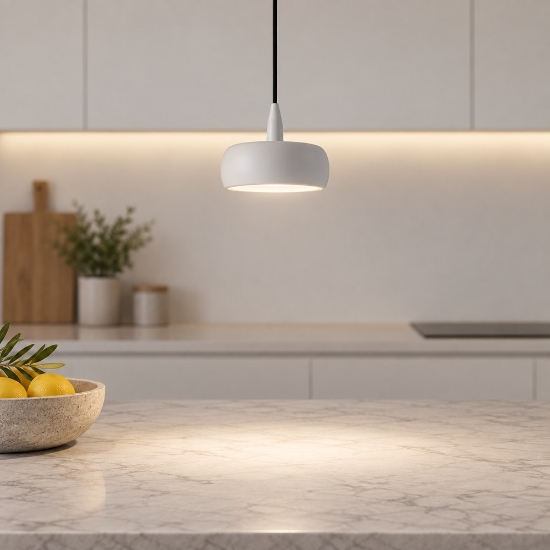 Lampada a sospensione led 10w 3000k moderna bianca per sala da pranzo