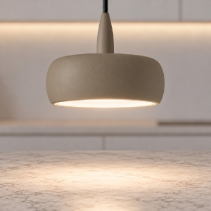 Lampada moderna a sospensione sabbia bagnata led 10w 3000k per isola cucina