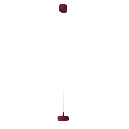 Lampada led 10w 3000k moderna a sospensione per sala da pranzo magenta