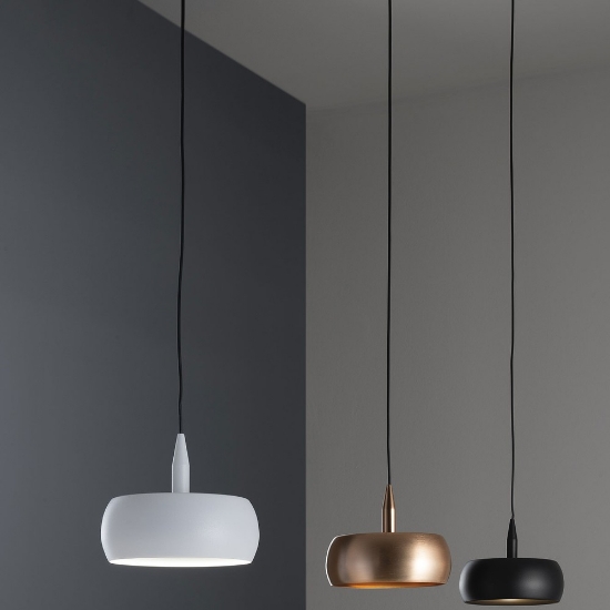 Lampada led 10w 3000k moderna a sospensione ruggine per isola cucina