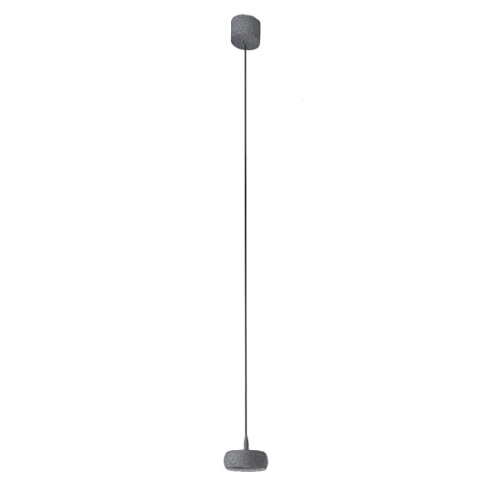 Lampada a sospensione led 10w 3000k moderna grigio perla per sala da pranzo