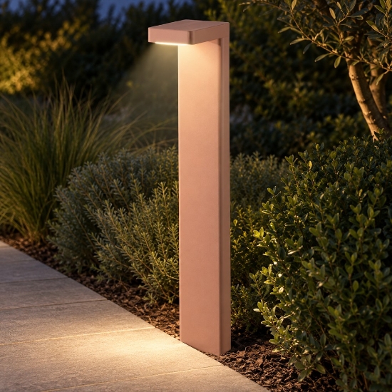 Lampione moderno da giardino pesca led 10,5w 3000k ip65 70cm