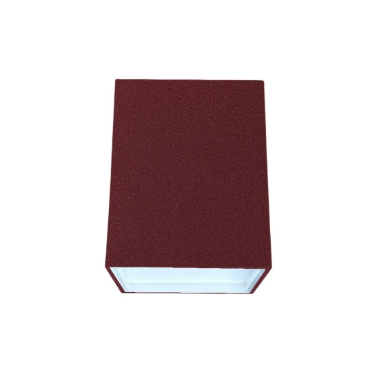 Faretto led 12w cct 3000k 4000k da soffitto quadrato moderno bordeaux