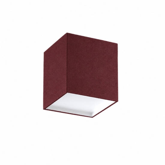 Faretto led 12w cct 3000k 4000k da soffitto quadrato moderno bordeaux
