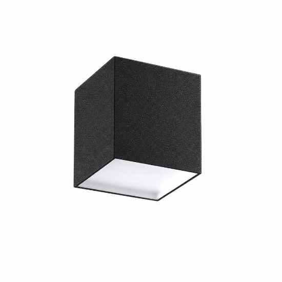 Faretto moderno quadrato antracite da soffitto led 12w cct 3000k 4000k