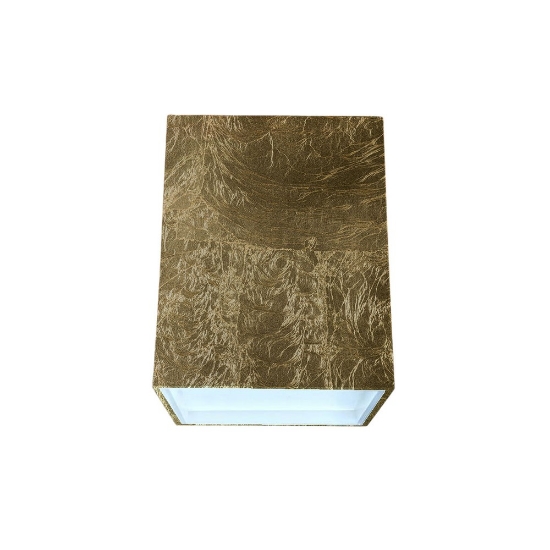 Faretto led 12w cct 3000k 4000k moderno da soffitto quadrato foglia oro